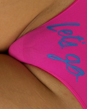 Anabelle Pync Pink Panties Yoga