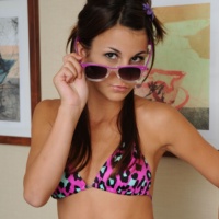 Bashful Brittany Purple Bikini