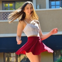 Brooke FTV Mini Skirt Flashing