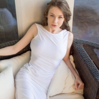 Emily Bloom Elegant White Dress