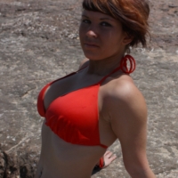 Kirsty Red Bikini