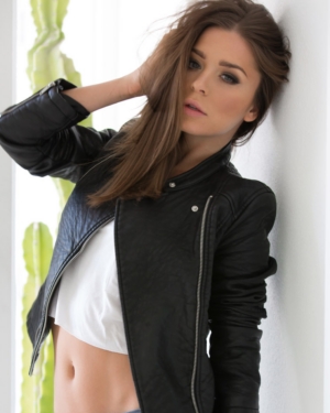 Lily Chey Leather Jacket Bad Girl
