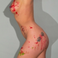 Nikki Sims Body Paint