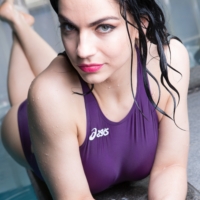 Valentina Tight and Wet Swimsuit