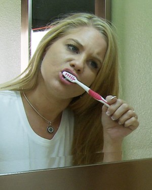Anabelle Pync Brushing Teeth Candy Girl Video 3