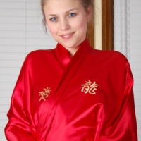 Gemini Sexy Silk Robe