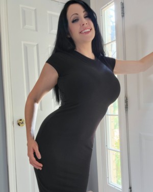 Kayla Kiss Sexy Black Dress 1