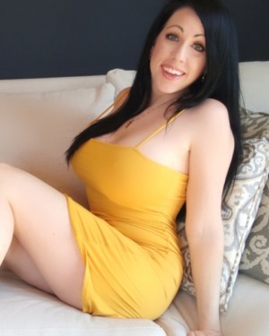 Kayla Kiss Tight Yellow Dress 2