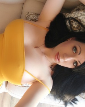 Kayla Kiss Tight Yellow Dress 4