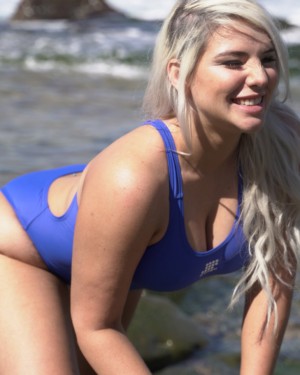 Maddie Page Blue Swimsuit Heaven 4