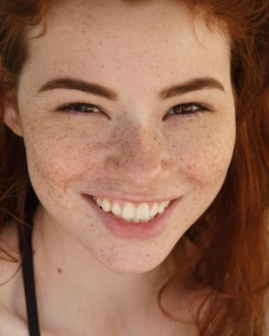 Sabrina Lynn Freckled Redhead Zishy