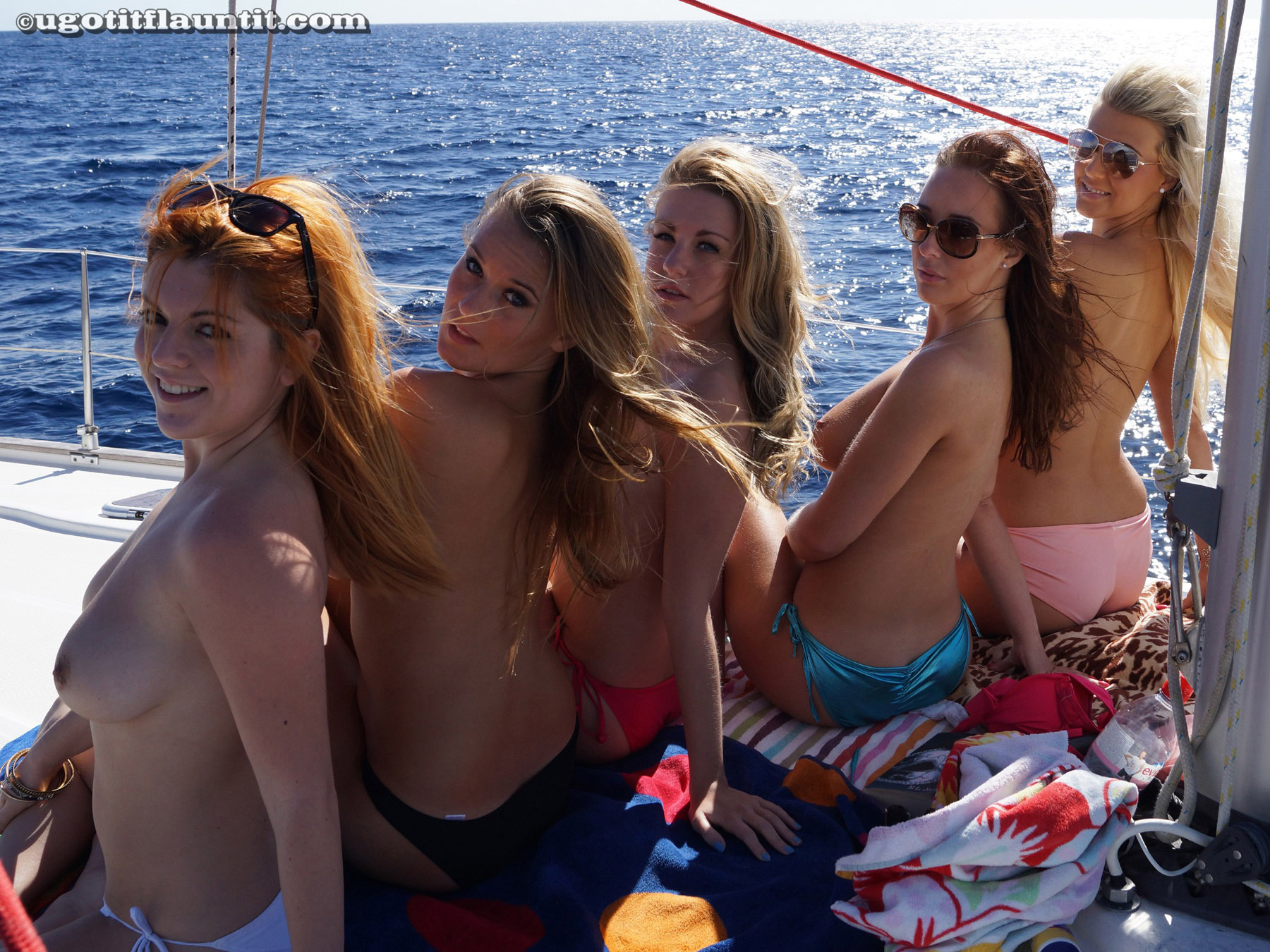 Naked Boat Party Girls